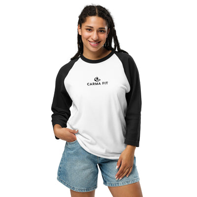 3/4 sleeve raglan shirt