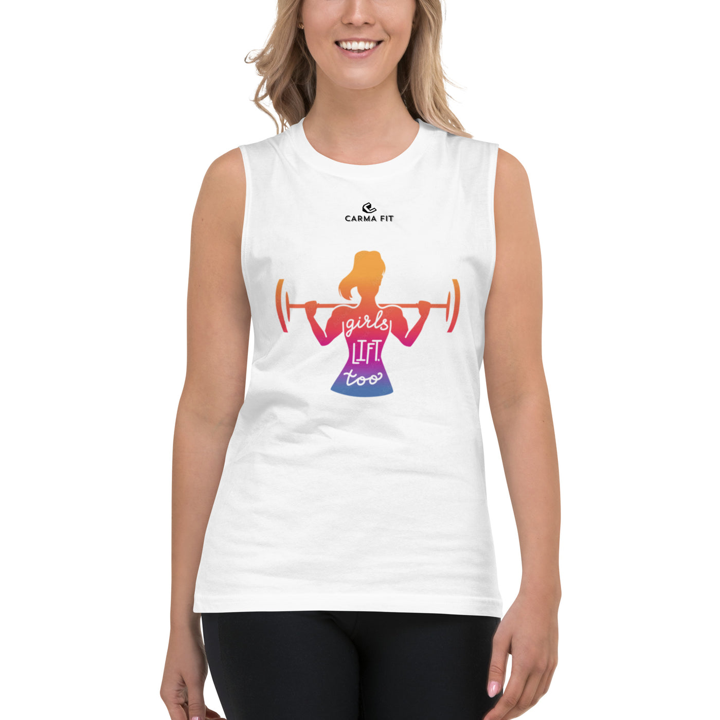 CarmaFit Women's Logo Muscle Shirt